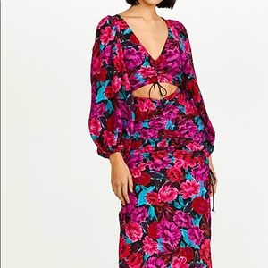 For Love and Lemons Scarlett Midi Dress